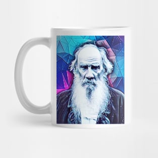 Leo Tolstoy Snowy Portrait | Leo Tolstoy Artwork 6 Mug